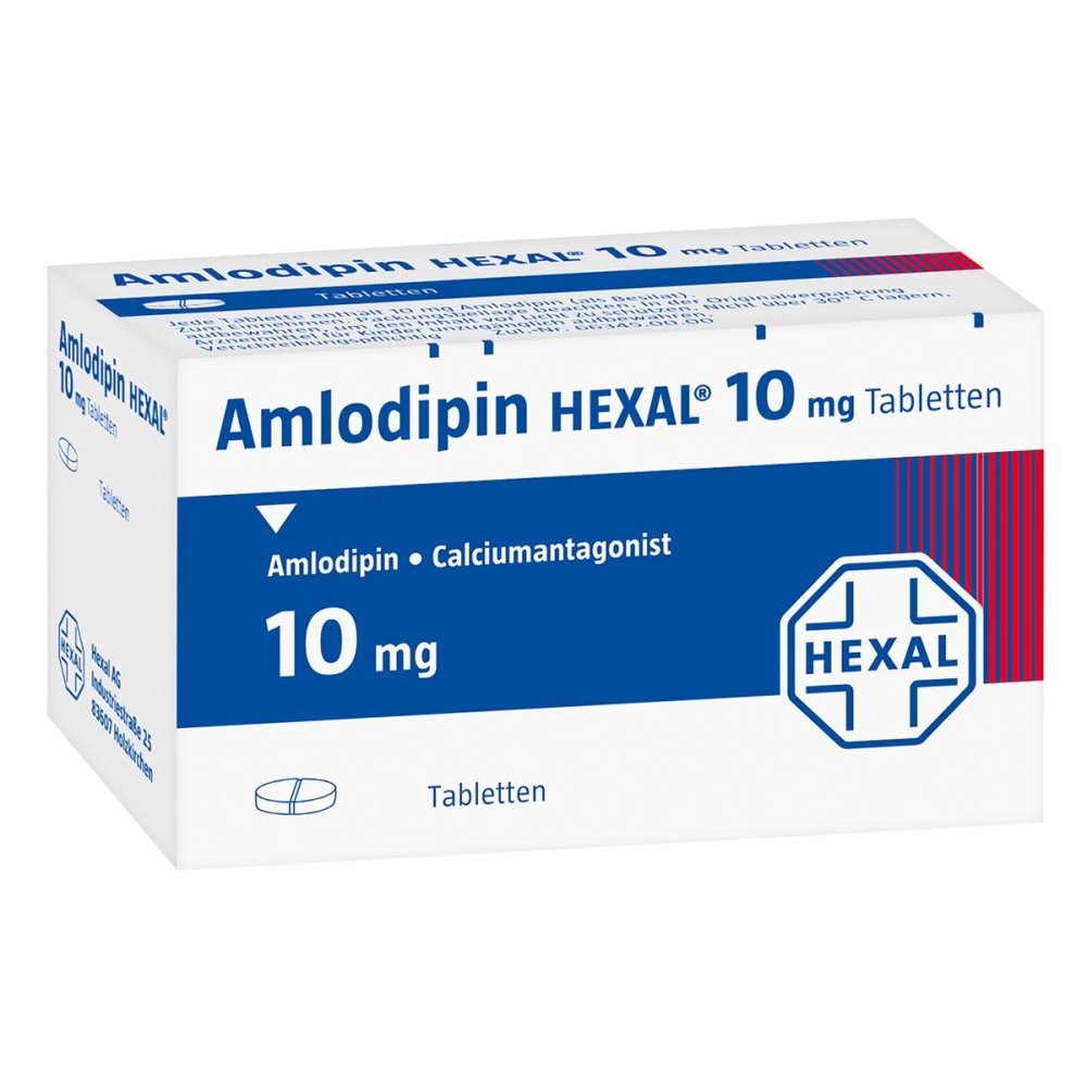 Amlodipin Hexal 10 Mg Tabletten (100 stk)