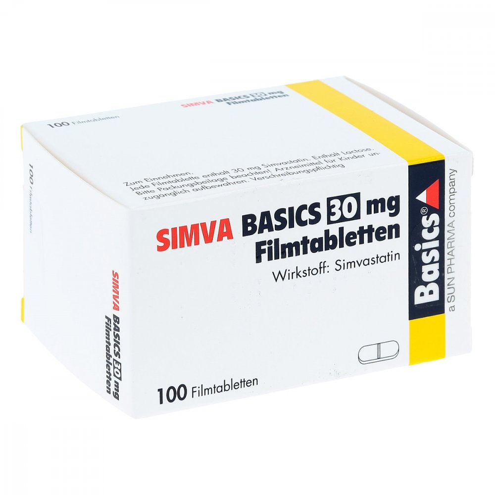 Simva Basics 30 Mg Filmtabletten (100 stk)