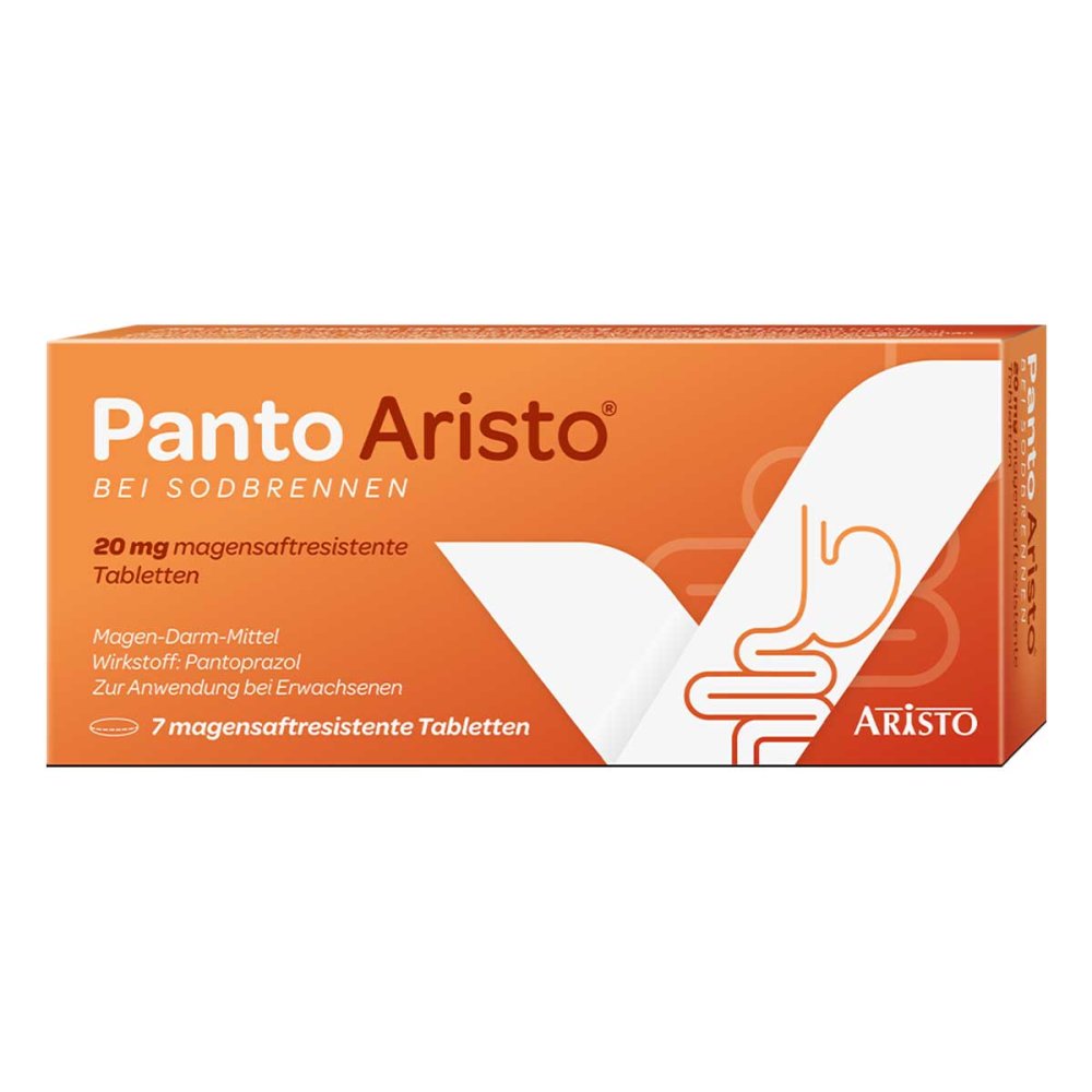 Panto Aristo Bei Sodbrennen 20 Mg Magensaftr.Tabl. (7 stk)