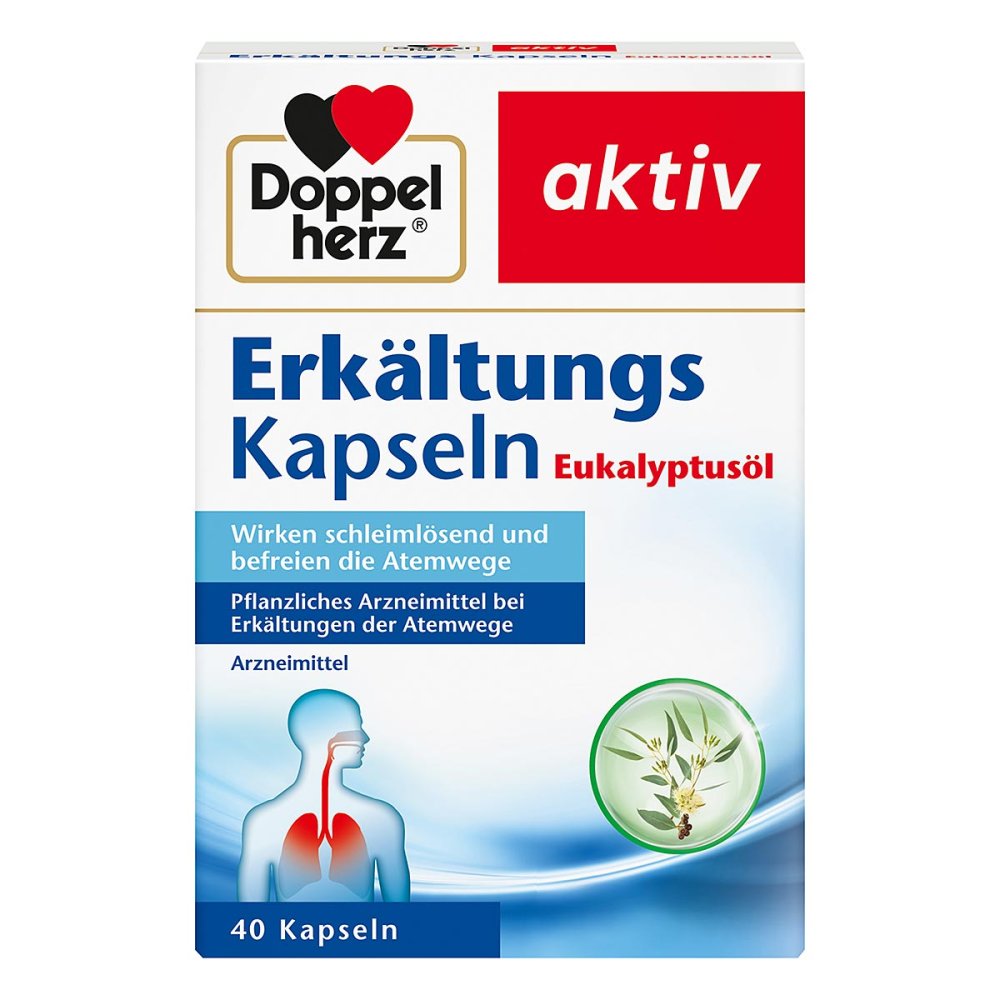 Doppelherz Erkältungskapseln Eukalyptusöl (40 stk)