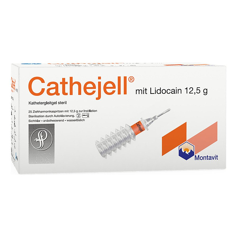 Das Produktfoto zeigt Cathejell C Steriles Gleitgel Zhs 12,5 G (25 stk) PZN 07094116