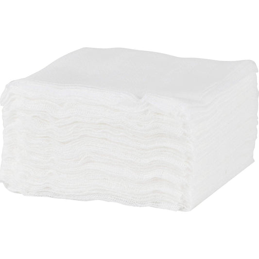 Das Produktfoto zeigt Mullkompressen 10x12,5 Cm Unsteril 12fach (100 stk) PZN 07099349