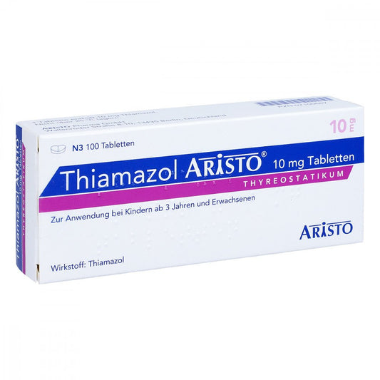Thiamazol Aristo 10 Mg Tabletten (100 stk)