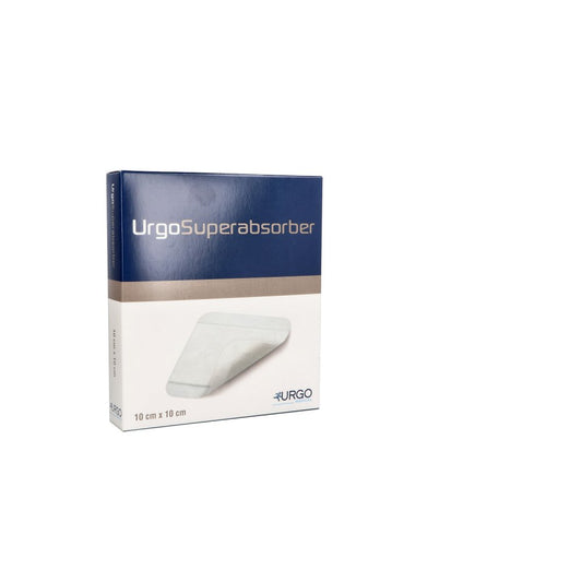 Das Produktfoto zeigt Urgosuperabsorber 10x10 Cm Verband (25 stk) PZN 07110571