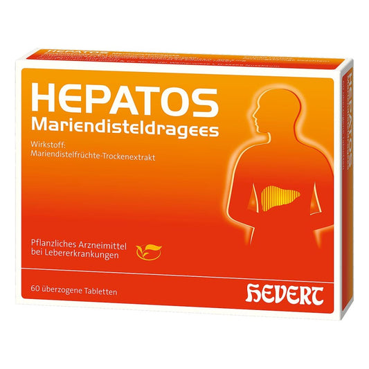 Das Produktfoto zeigt Hepatos Mariendisteldragees (60 stk) PZN 07112340