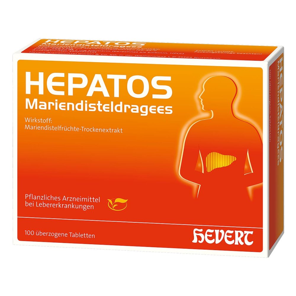 Das Produktfoto zeigt Hepatos Mariendisteldragees (100 stk) PZN 07112357