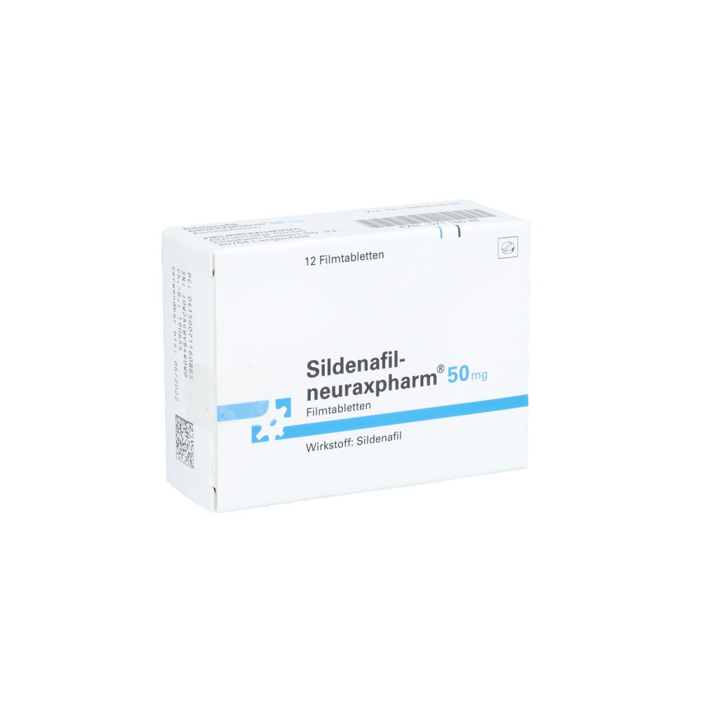 Sildenafil-Neuraxpharm 50 Mg Filmtabletten (12 stk)