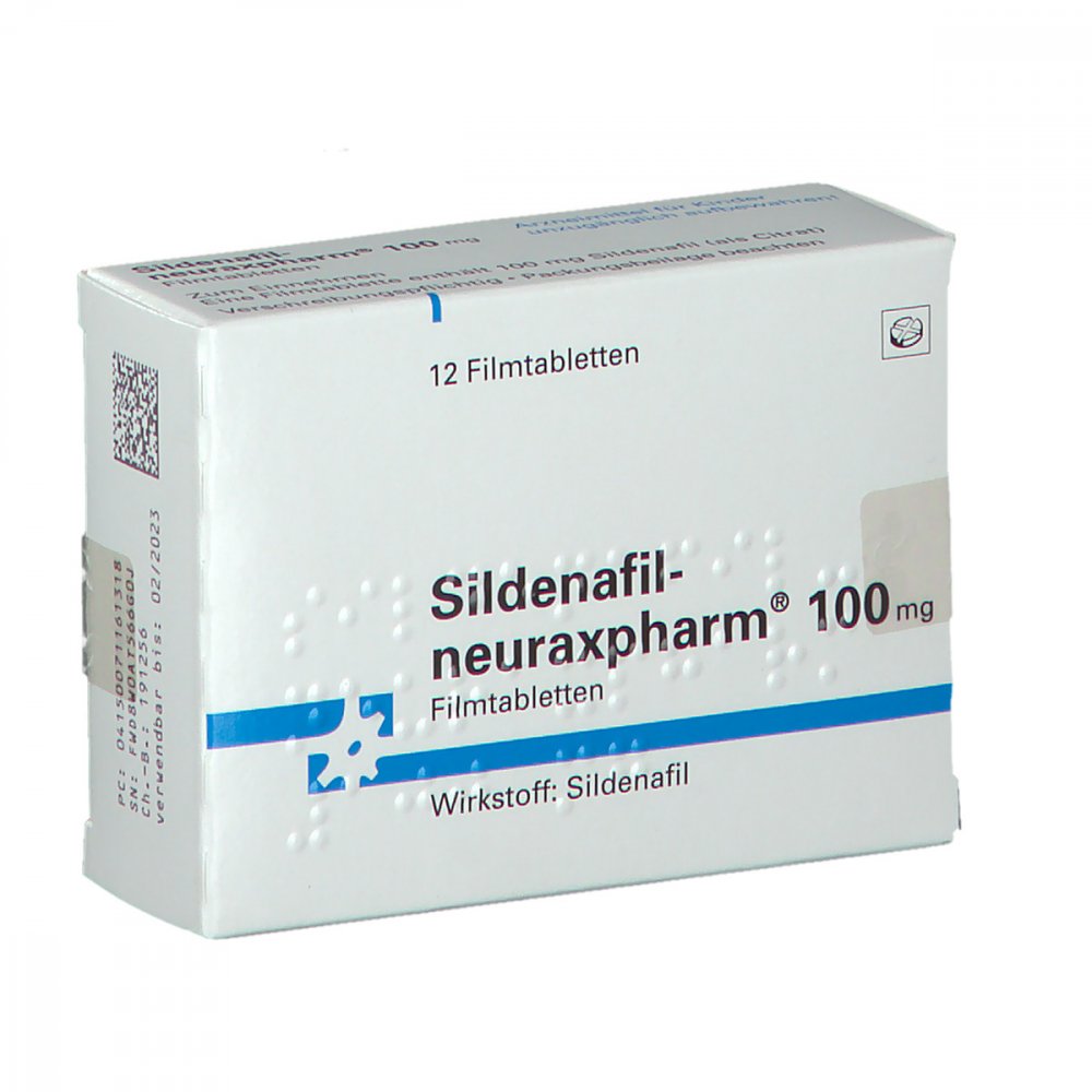 Sildenafil-Neuraxpharm 100 Mg Filmtabletten (12 stk)