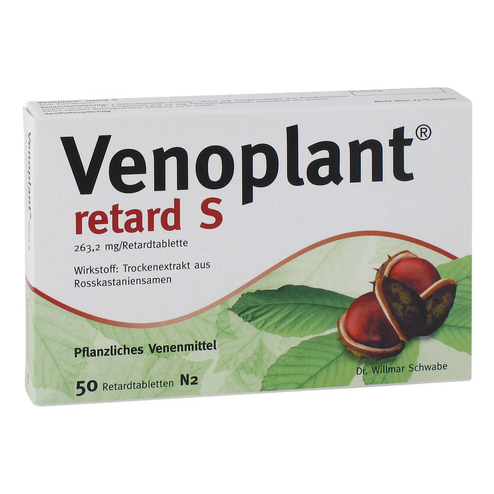 Das Produktfoto zeigt Venoplant Retard S Tabl. (50 stk) PZN 07118822
