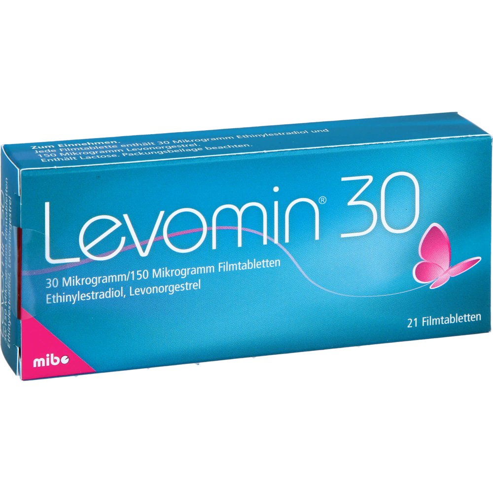 Levomin 30 30 Mikrogramm/150 Mikrogramm Filmtabl. (21 stk)