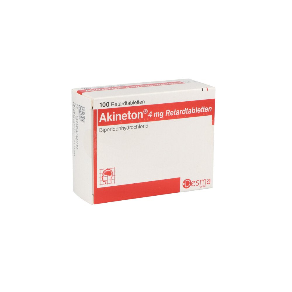 Das Produktfoto zeigt Akineton 4 Mg Retardtabletten (100 stk) PZN 07143518