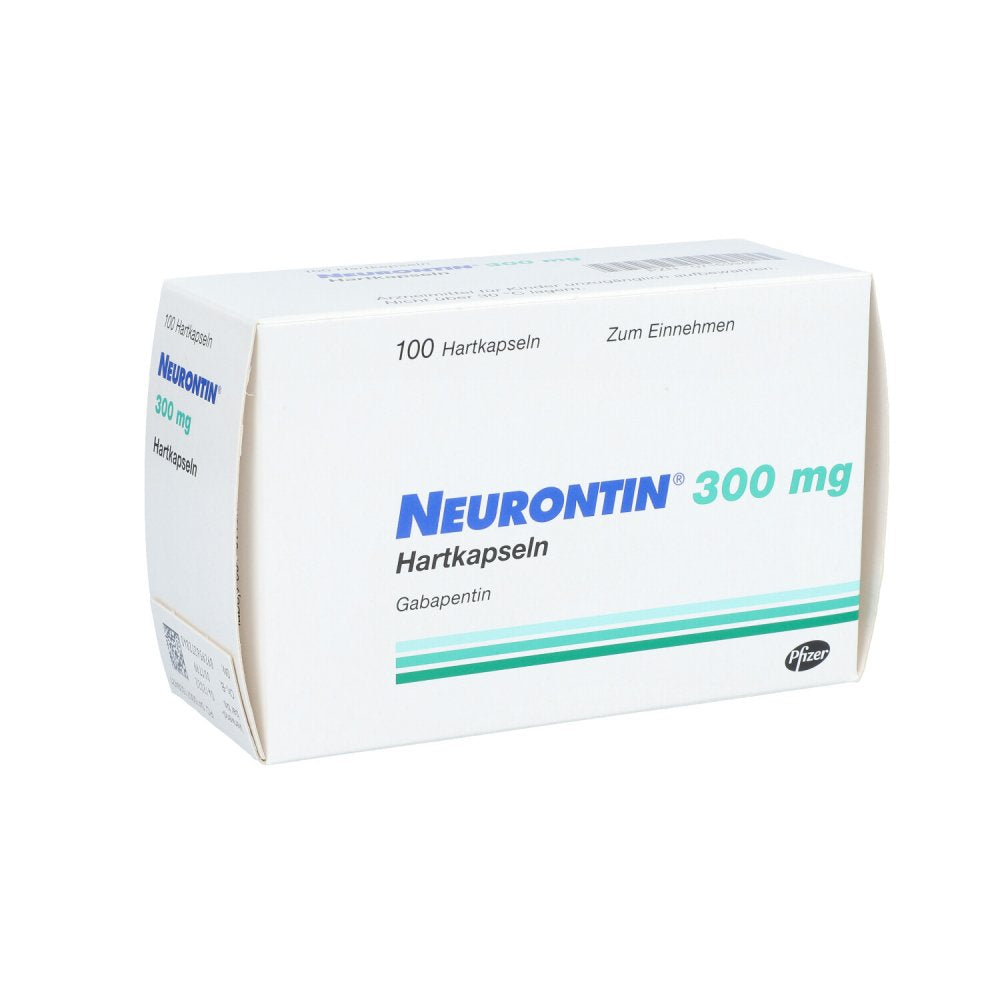 Das Produktfoto zeigt Neurontin 300 Mg Hartkapseln (100 stk) PZN 07153942