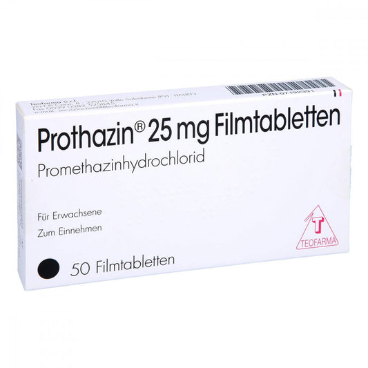 Das Produktfoto zeigt Prothazin Filmtabletten (50 stk) PZN 07192391