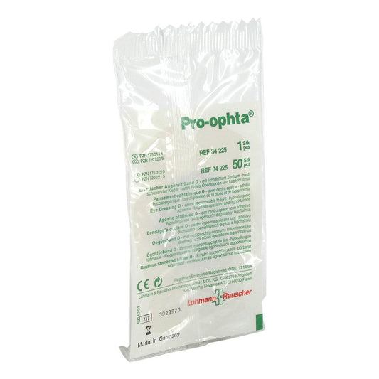 Das Produktfoto zeigt Pro-Ophta Augenverband D (1 stk) PZN 07202209
