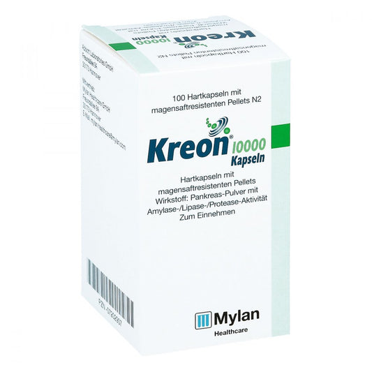 Kreon 10.000 Hartkps.M.Magensaftr.Überz.Pellets (100 stk)