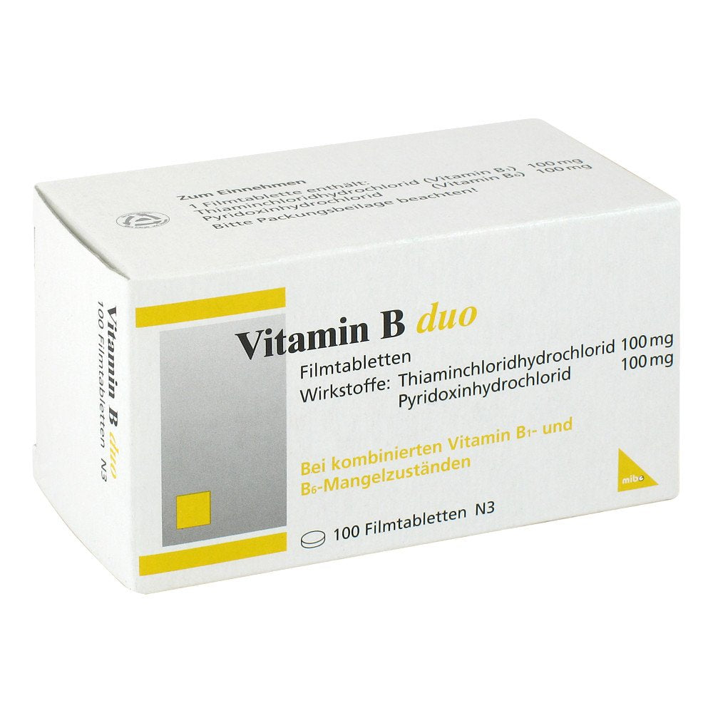 Vitamin B Duo Filmtabletten (100 stk)