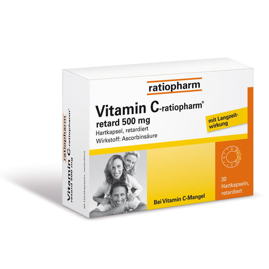 Vitamin C-Ratiopharm Retard 500 Mg Kapseln (30 stk)