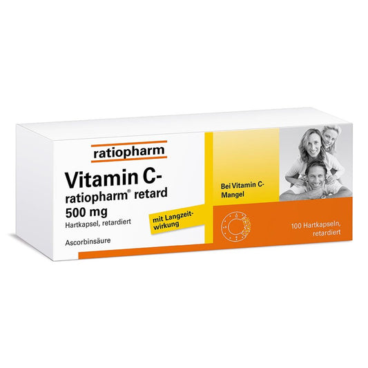 Vitamin C-Ratiopharm Retard 500 Mg Kapseln (100 stk)