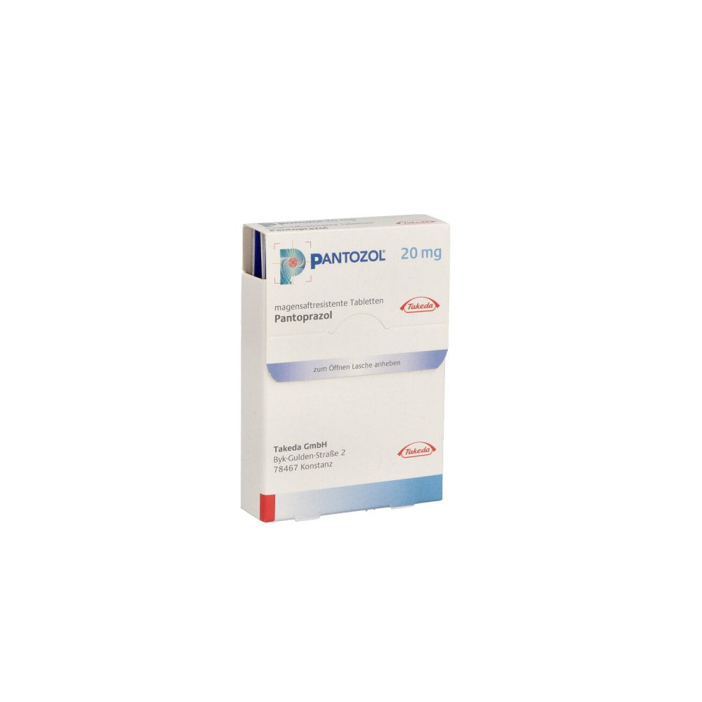 Das Produktfoto zeigt Pantozol 20 Mg Magensaftresistente Tabletten (14 stk) PZN 07265150