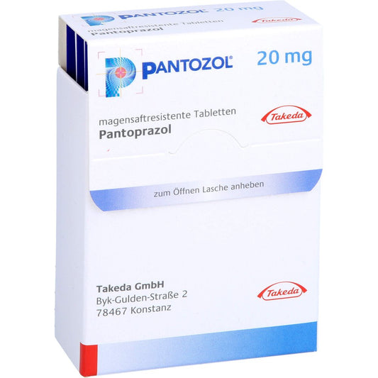 Das Produktfoto zeigt Pantozol 20 Mg Magensaftresistente Tabletten (28 stk) PZN 07265167