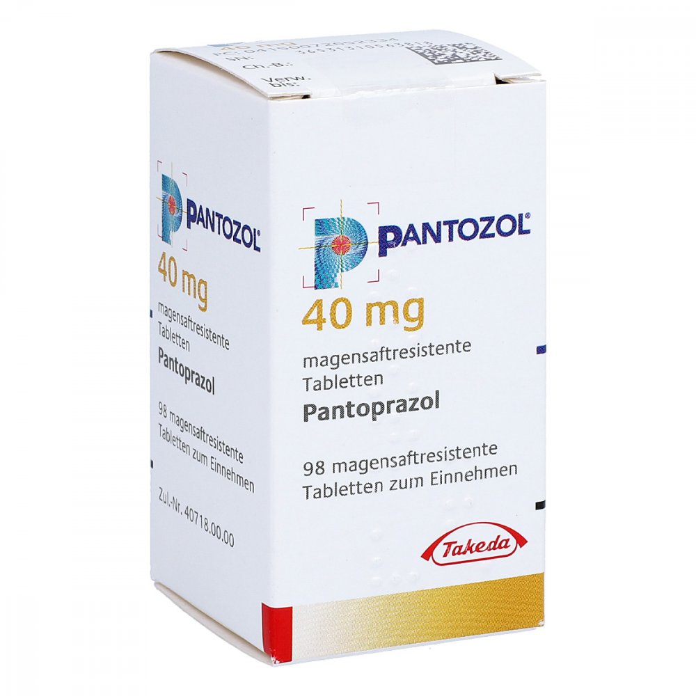 Das Produktfoto zeigt Pantozol 40 Mg Magensaftresistente Tabletten (98 stk) PZN 07265233
