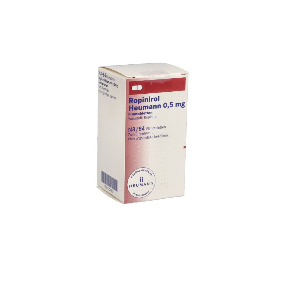 Ropinirol Heumann 0,5 Mg Filmtabletten (84 stk)