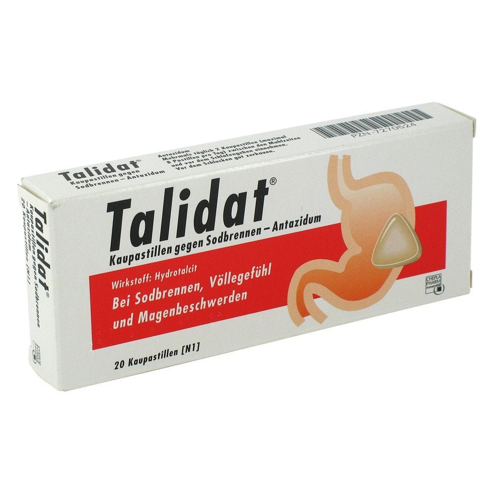 Talidat Kaupastillen Gegen Sodbrennen (20 stk)