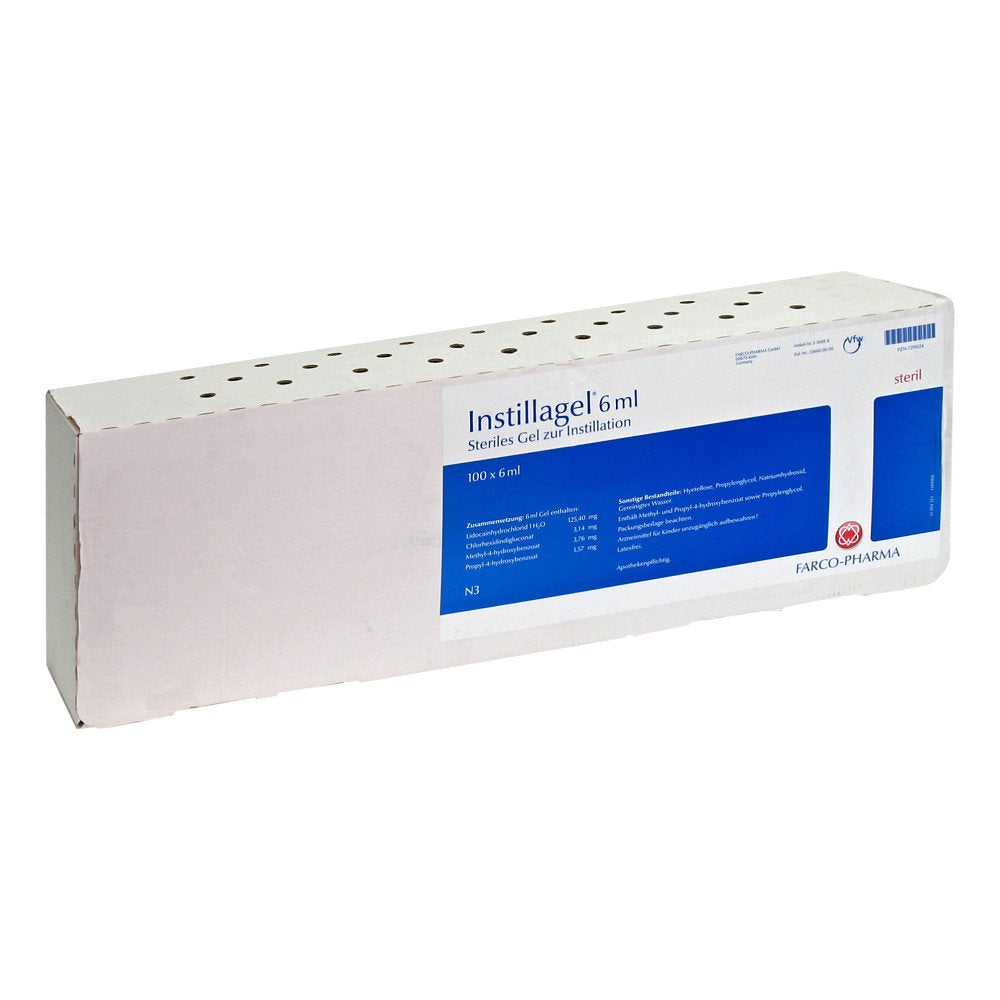 Das Produktfoto zeigt Instillagel (100X6 ml) PZN 07291124