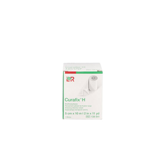 Das Produktfoto zeigt Curafix H Fixierpflaster 5 Cmx10 M (1 stk) PZN 07299640