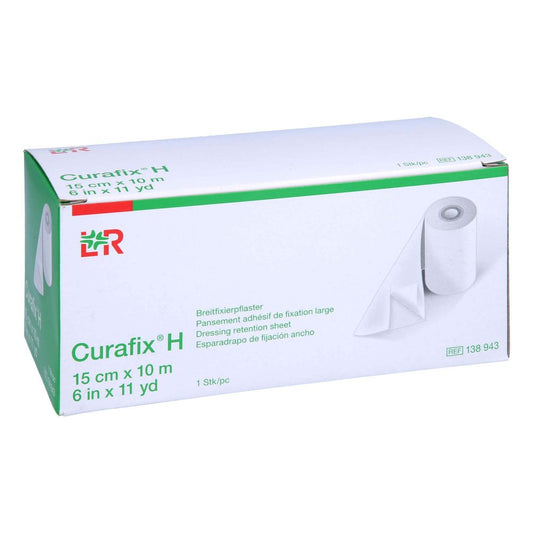 Das Produktfoto zeigt Curafix H Fixierpflaster 15 Cmx10 M (1 stk) PZN 07299663