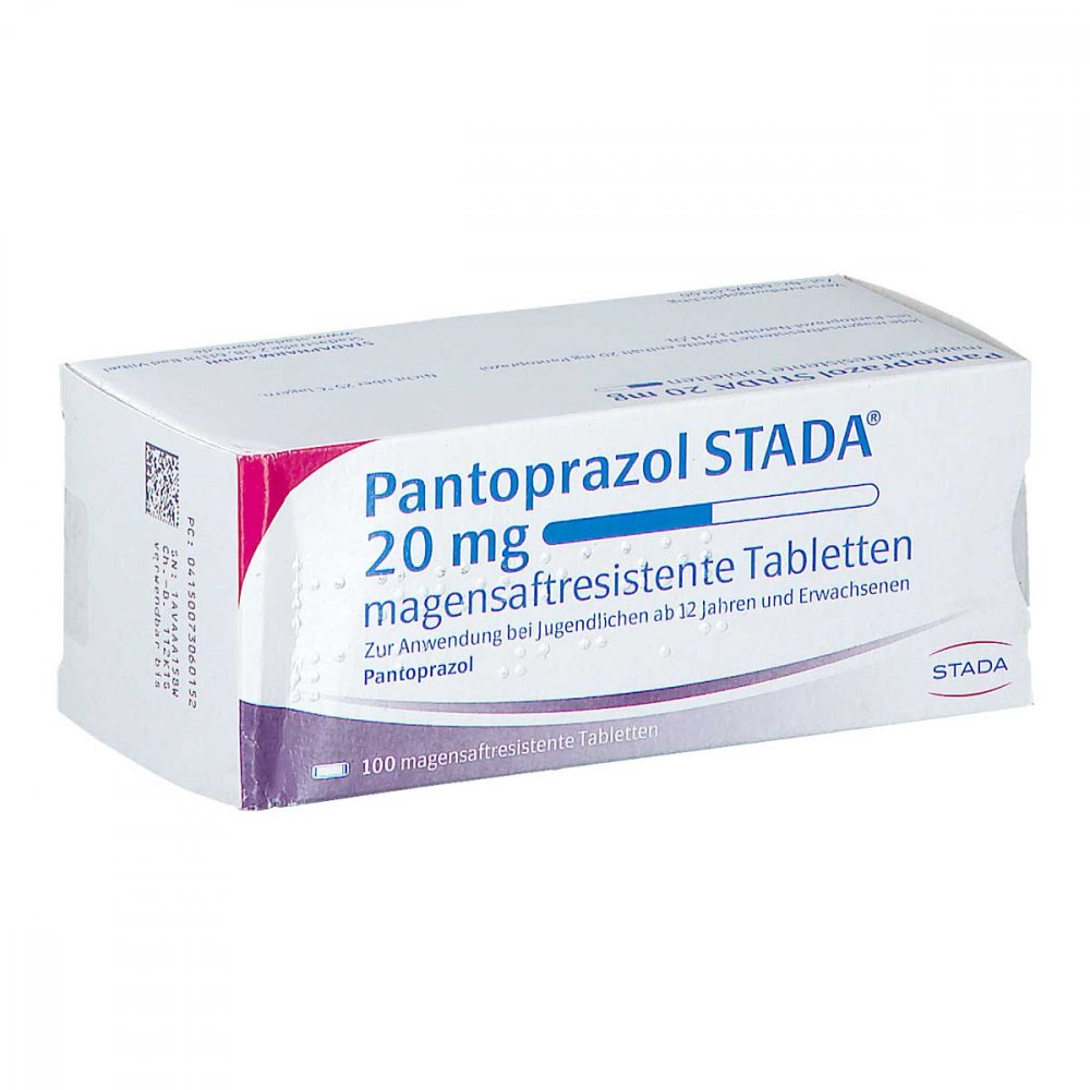 Pantoprazol Stada 20 Mg Magensaftres.Tabletten (100 stk)