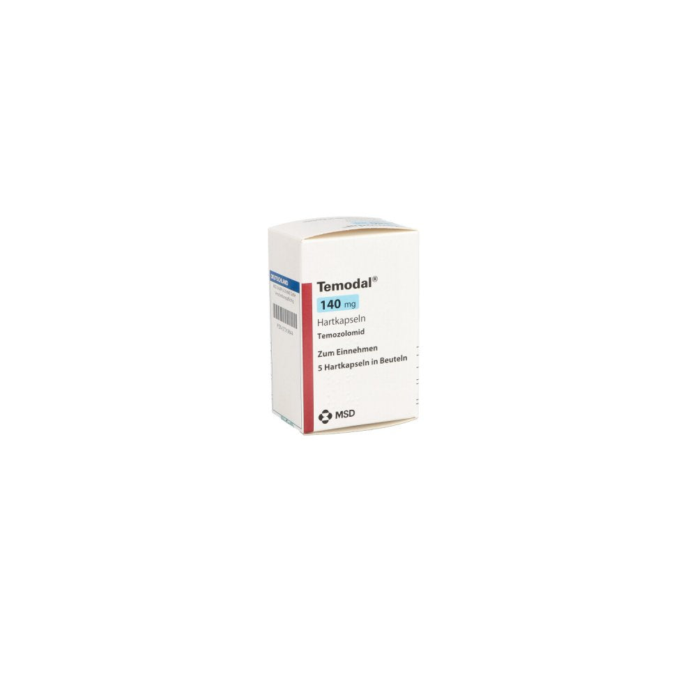 Das Produktfoto zeigt Temodal 140 Mg Hartkapseln In Beuteln (5 stk) PZN 07319644