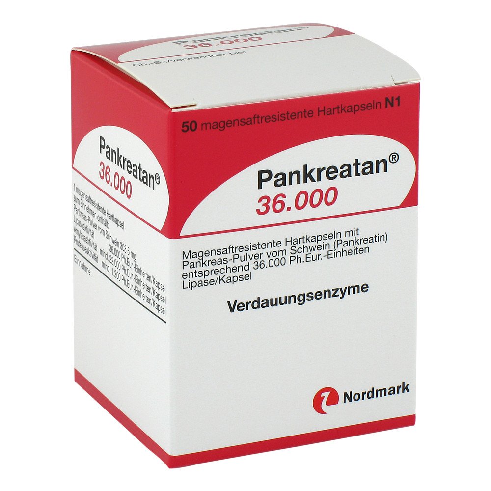 Pankreatan 36.000 Magensaftresistente Hartkapseln (50 stk)