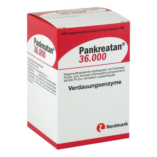 Pankreatan 36.000 Magensaftresistente Hartkapseln (100 stk)