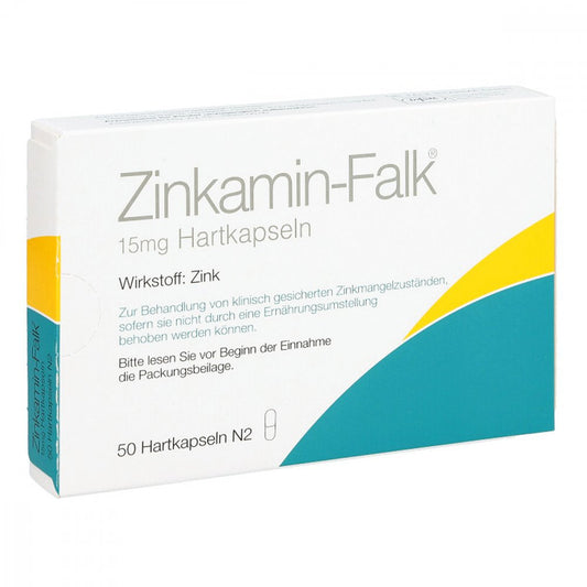 Zinkamin Falk 15 Mg Hartkapseln (50 stk)