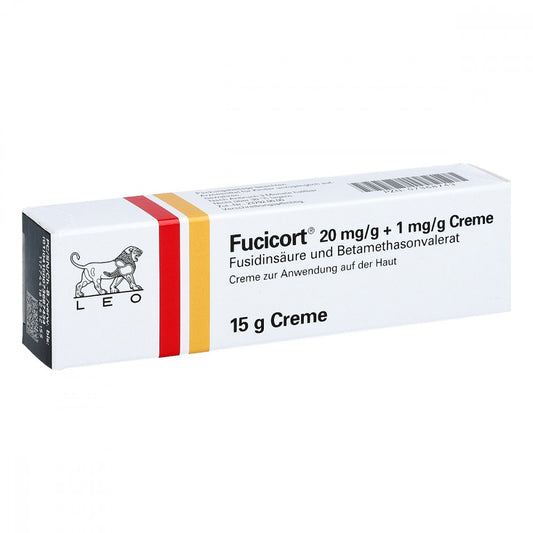 Das Produktfoto zeigt Fucicort 20 Mg/G + 1 Mg/G Creme (15 g) PZN 07368743