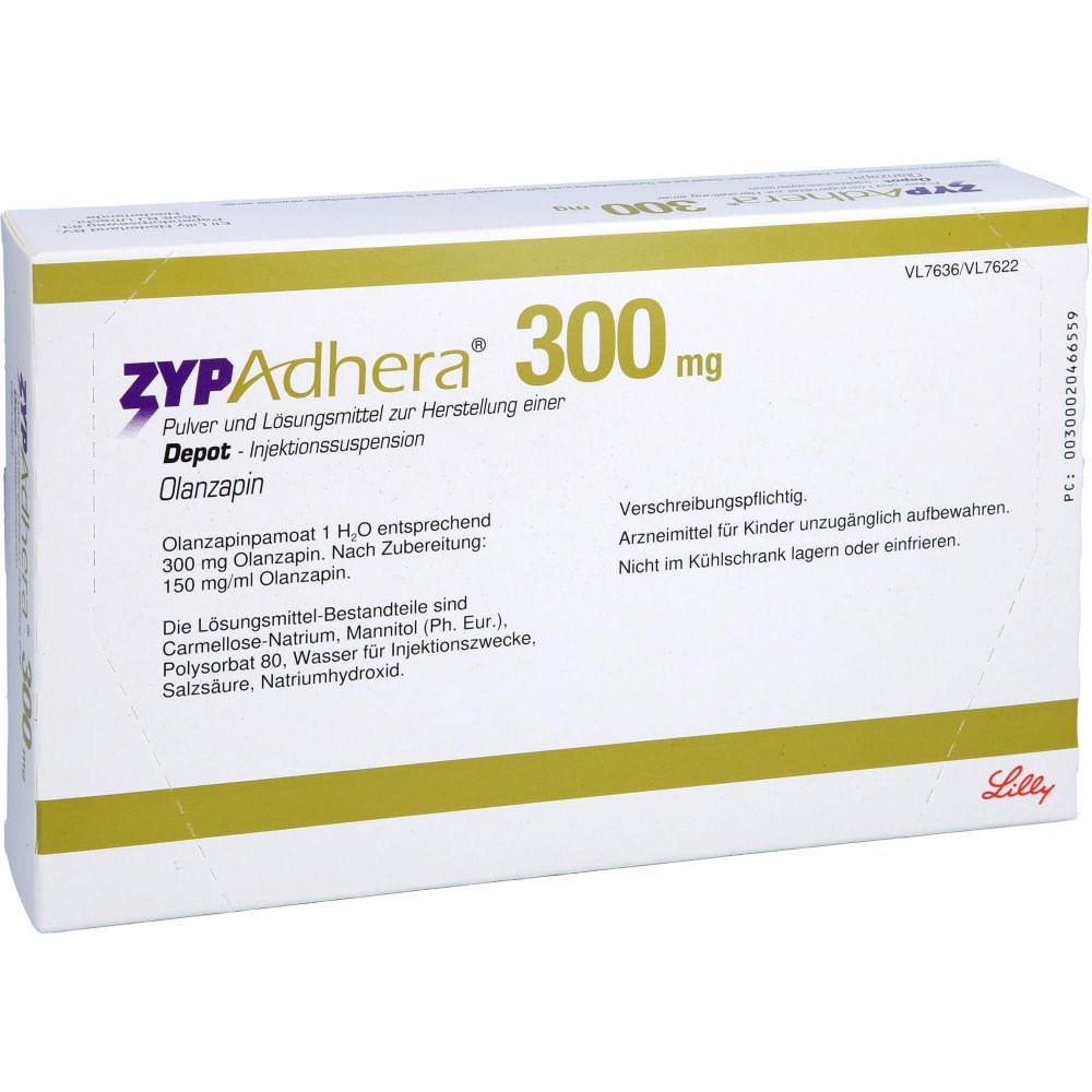 Das Produktfoto zeigt Zypadhera 300 Mg Plv.+Lsm.Z.Her.E.Depot-Inj.-Susp. (1 Pck) PZN 07373307