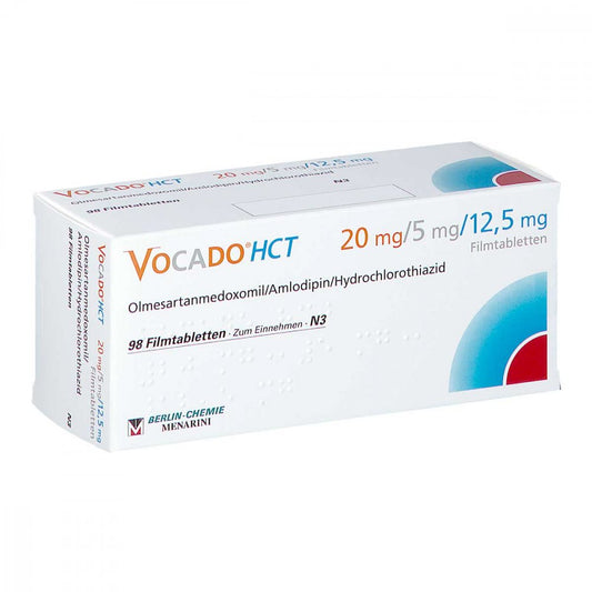 Vocado Hct 20 Mg/5 Mg/12,5 Mg Filmtabletten (98 stk)