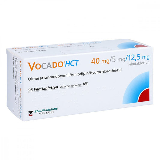 Vocado Hct 40 Mg/5 Mg/12,5 Mg Filmtabletten (98 stk)