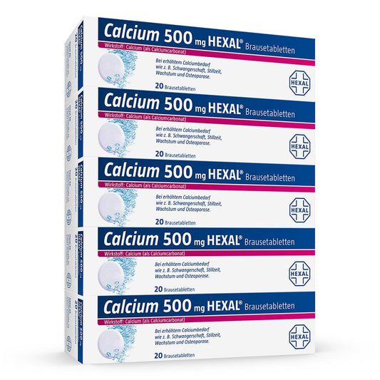 Calcium 500 Hexal Brausetabletten (100 stk)
