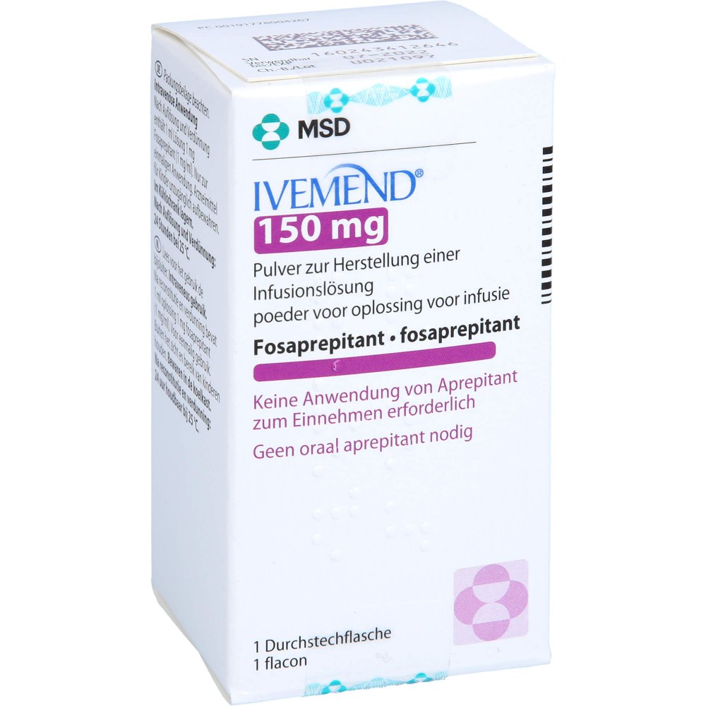 Das Produktfoto zeigt Ivemend 150 Mg Pulver Z.Herst.E.Infusionslösung (1 stk) PZN 07396389