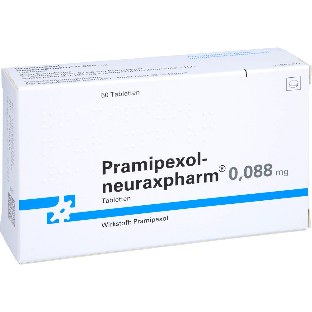 Pramipexol-Neuraxpharm 0,088 Mg Tabletten (50 stk)