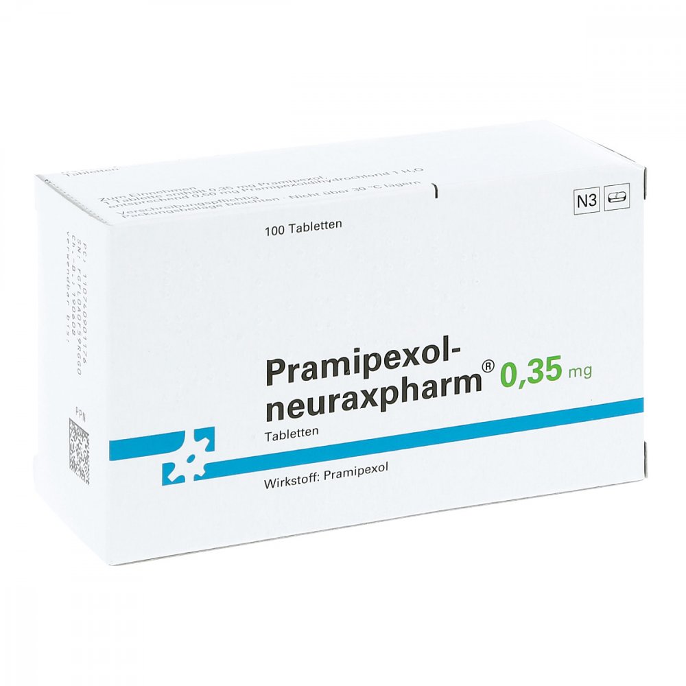 Pramipexol-Neuraxpharm 0,35 Mg Tabletten (100 stk)