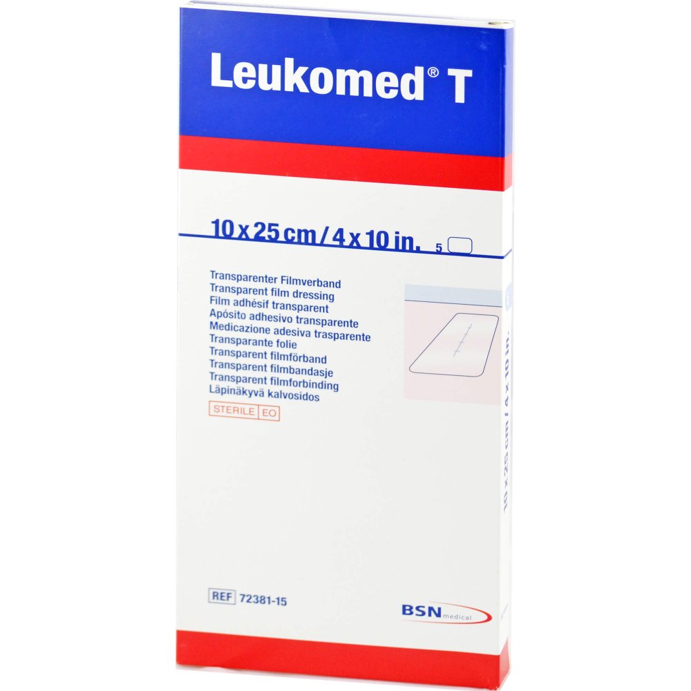 Leukomed T Steril 10x25 Cm (5 stk)