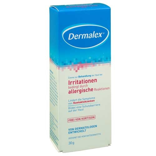 Das Produktfoto zeigt Dermalex Kontaktekzem Creme (30 g) PZN 07411580