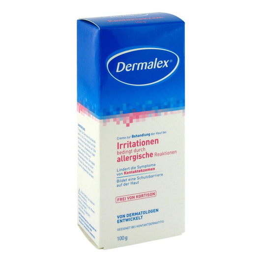 Das Produktfoto zeigt Dermalex Kontaktekzem Creme (100 g) PZN 07411835