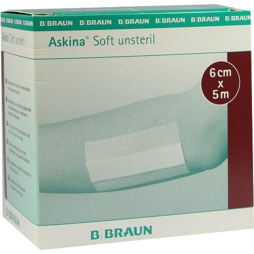 Das Produktfoto zeigt Askina Soft Wundverband 6 Cmx5 M Unsteril (1 stk) PZN 07412125
