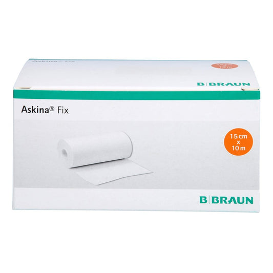 Das Produktfoto zeigt Askina Fix Fixiervlies 15 Cmx10 M Hypoallergen (1 stk) PZN 07412303