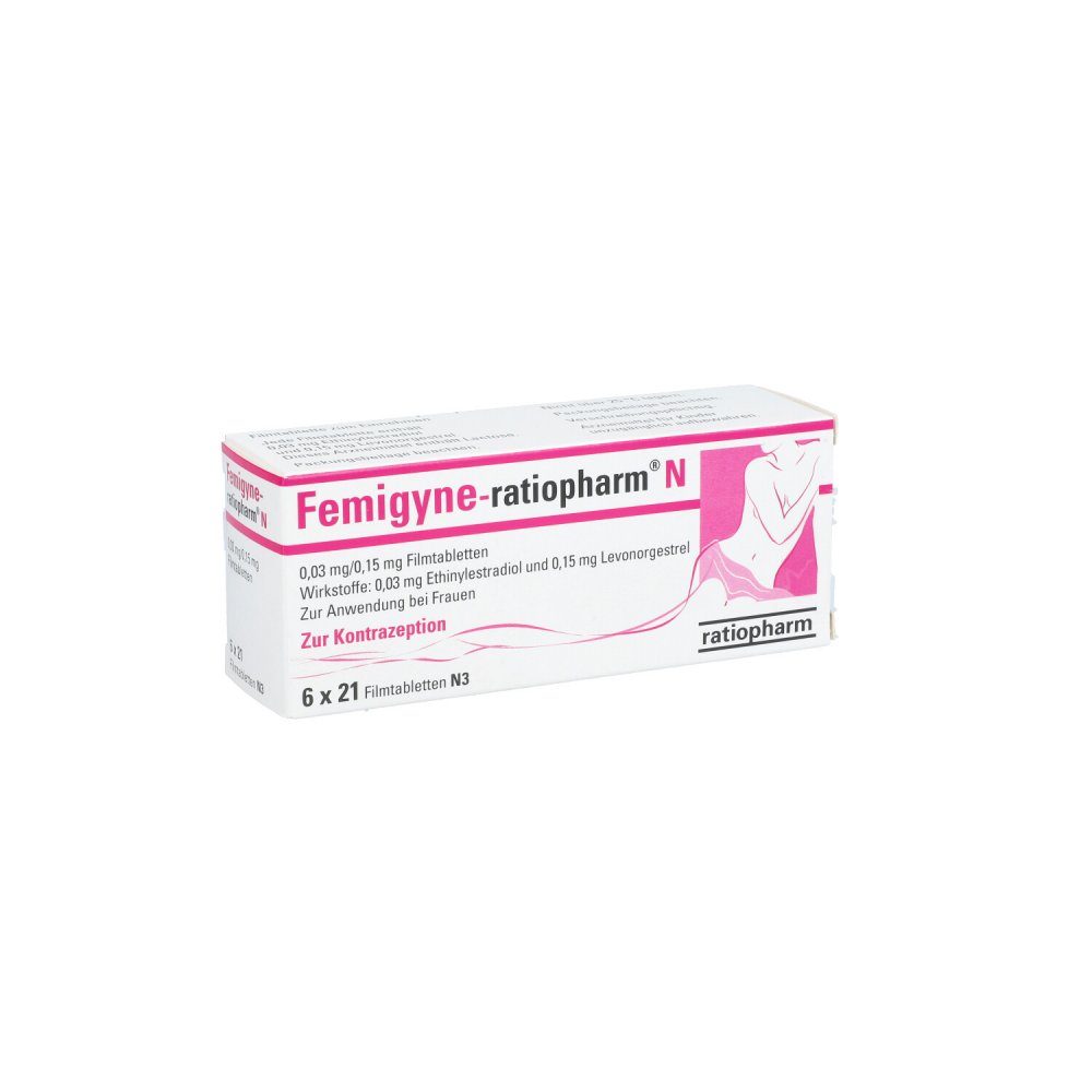 Femigyne-Ratiopharm N Filmtabletten (6X21 stk)