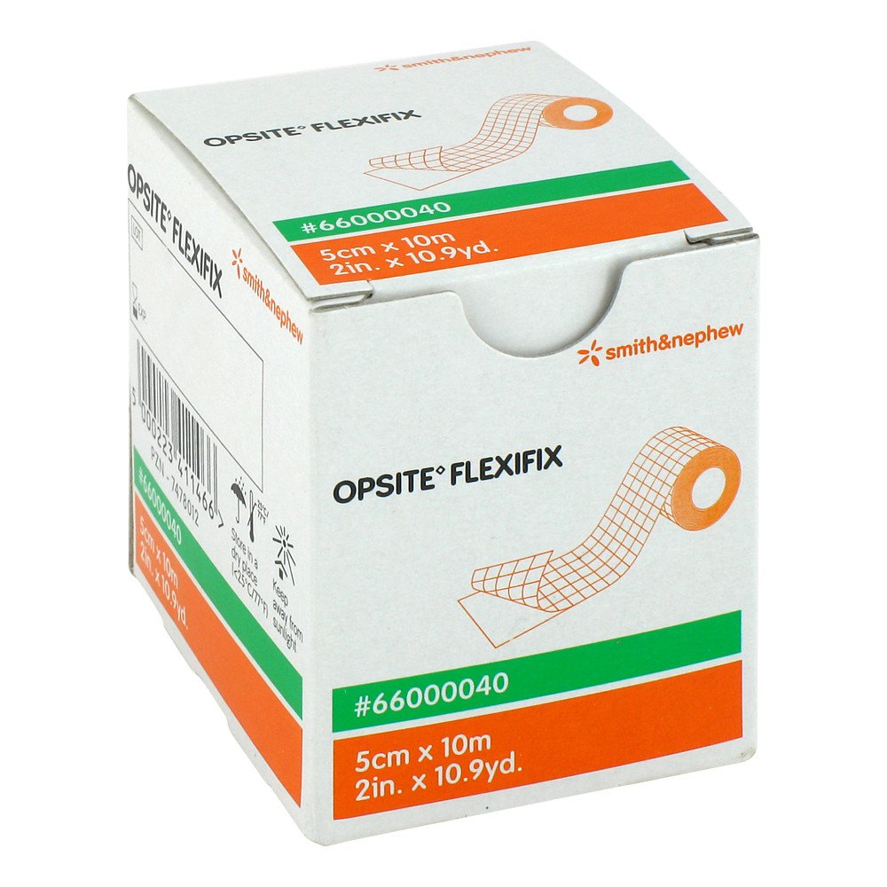 Das Produktfoto zeigt Opsite Flexifix Pu-Folie 5 Cmx10 M Unsteril (1 stk) PZN 07478012